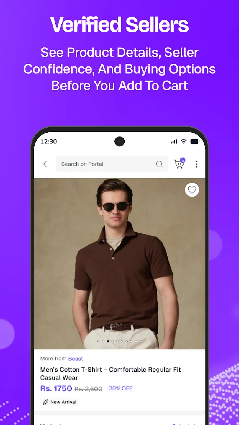 Portal Online Shopping App: screenshot 2 of 5