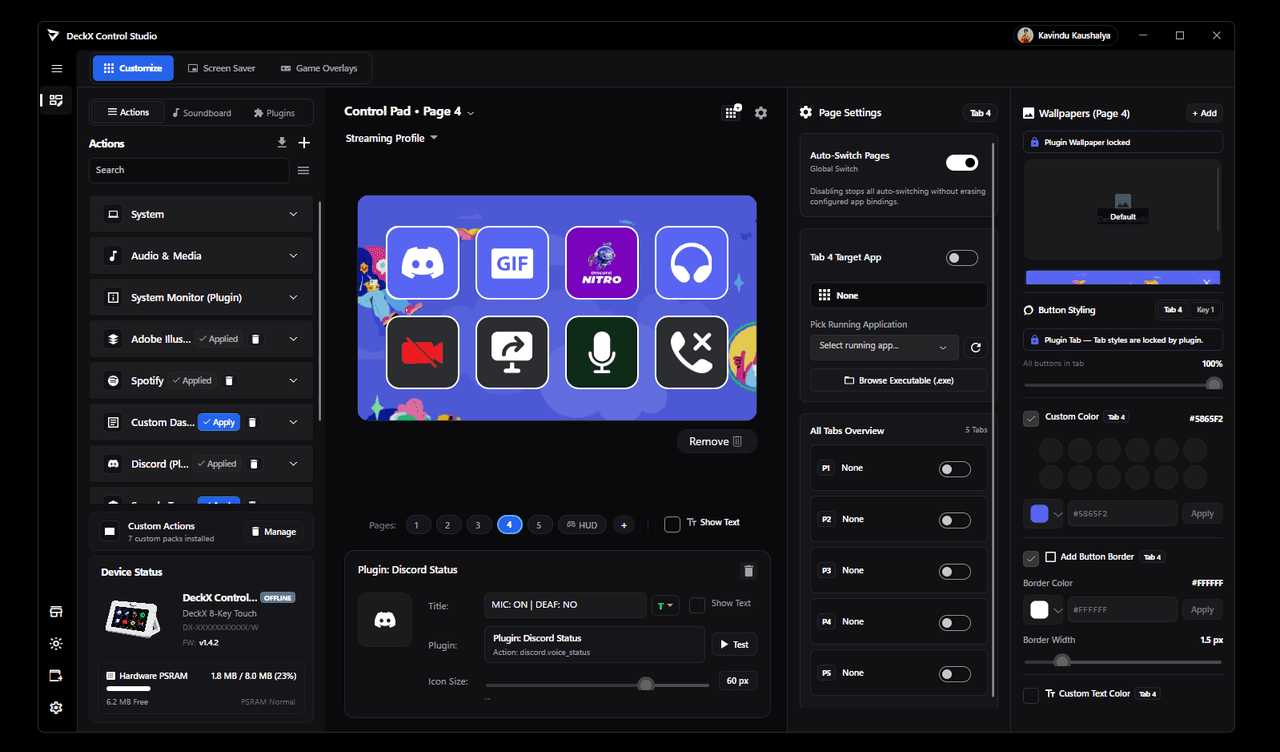 DeckX Control Studio: screenshot 1 of 4