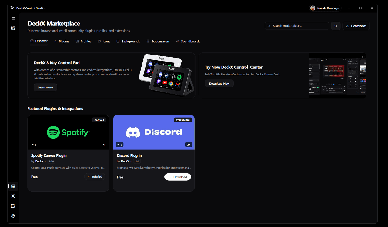 DeckX Control Studio: screenshot 2 of 4