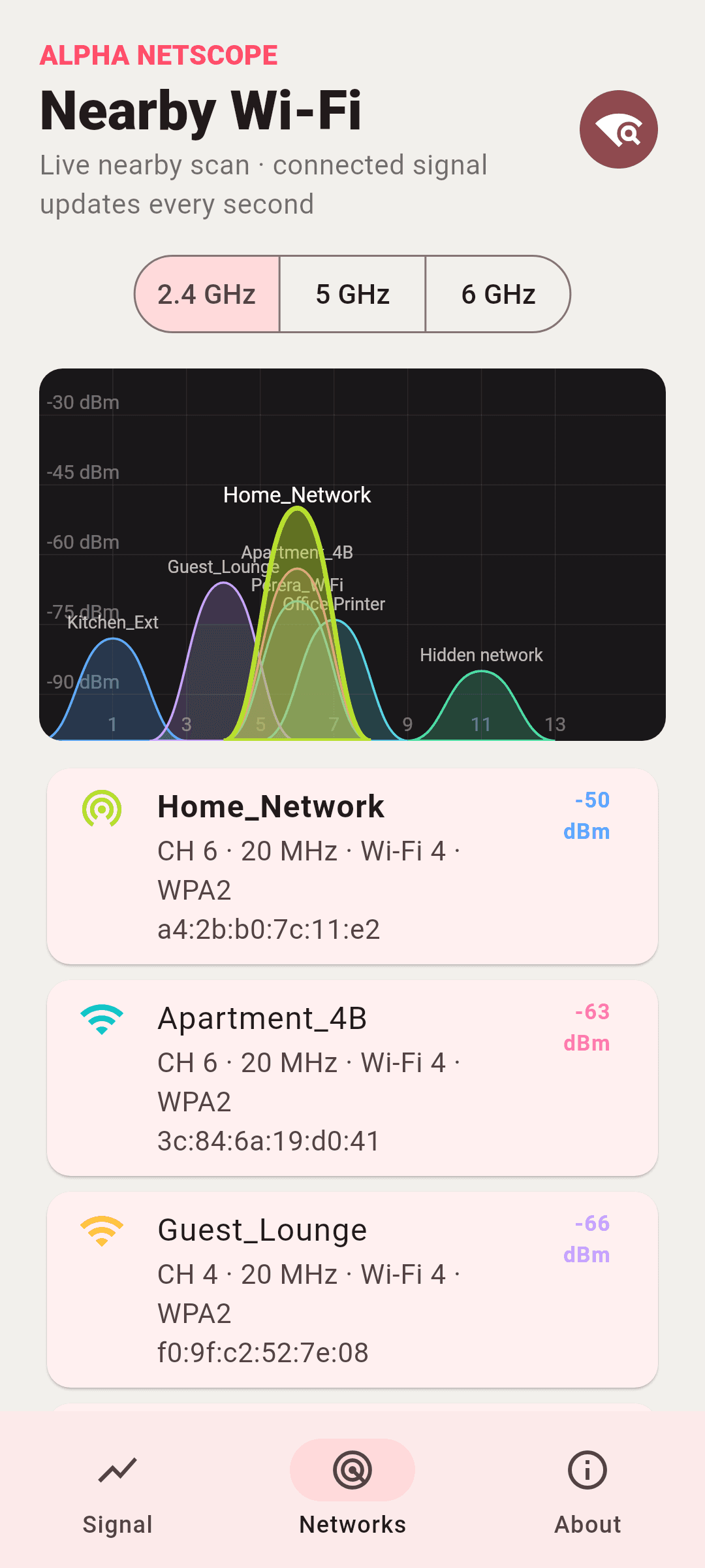 Alpha NetScope: screenshot 2 of 4