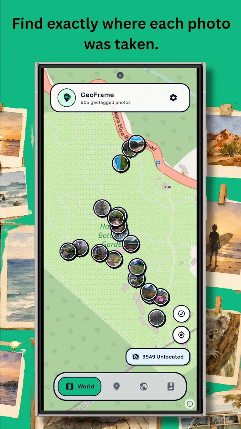 GeoFrame - Photo Location Map: screenshot 5 of 5